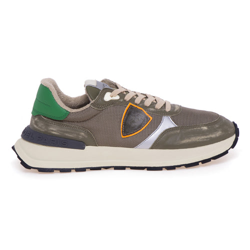 Philippe Model Antibes sneaker in leather and eco fabric