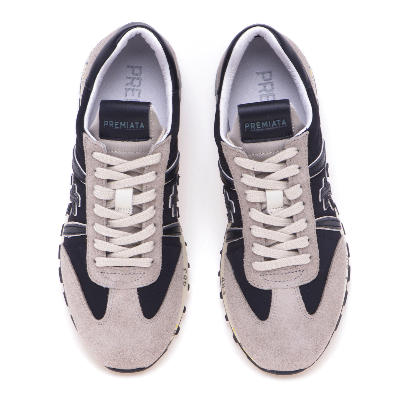 Premiata Lucy sneaker in suede and fabric