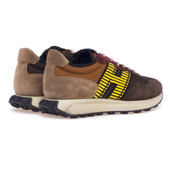 Hogan H601 sneaker in suede and fabric - 3